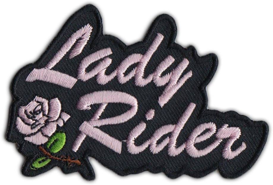 Motorcycle Biker Jacket or Vest Patch - Lady Rider