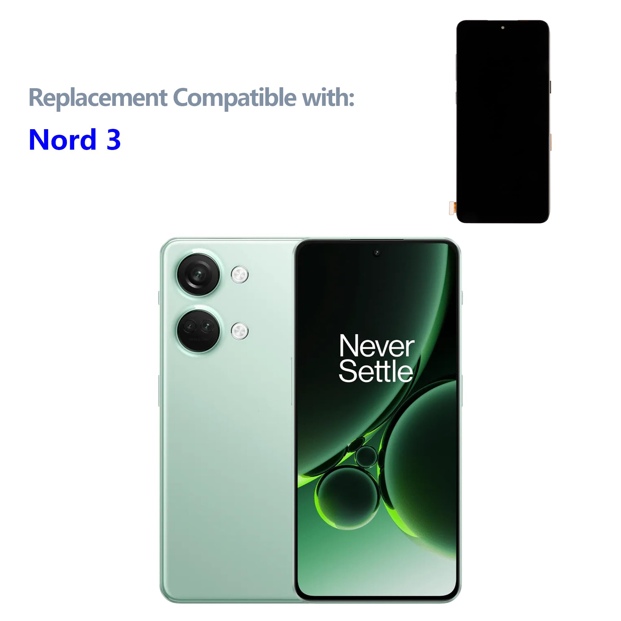 Amazon.com: SWARK LCD Display Compatible with Oneplus Nord 3 [6.74