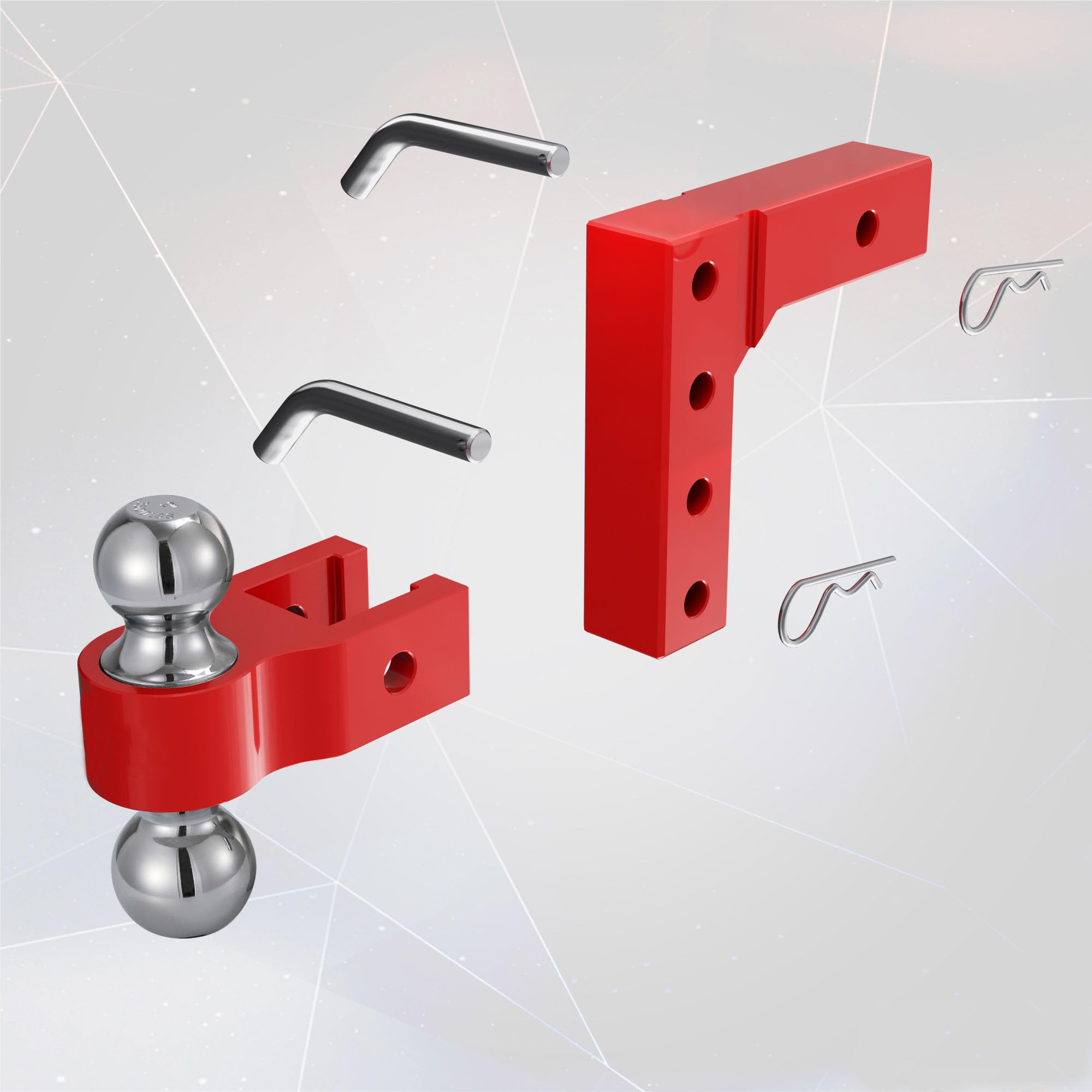 Amazon.co.jp: 高耐荷重5000lbs-高さ調整機能付きスチール製