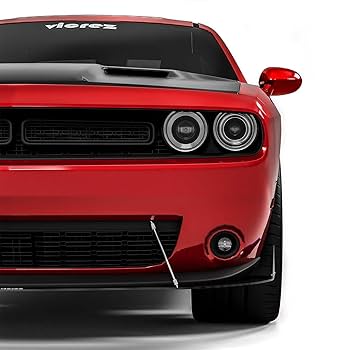 トップス challenger Vicrez VZ Style Front Bumper Splitter vz102324 | Dodge