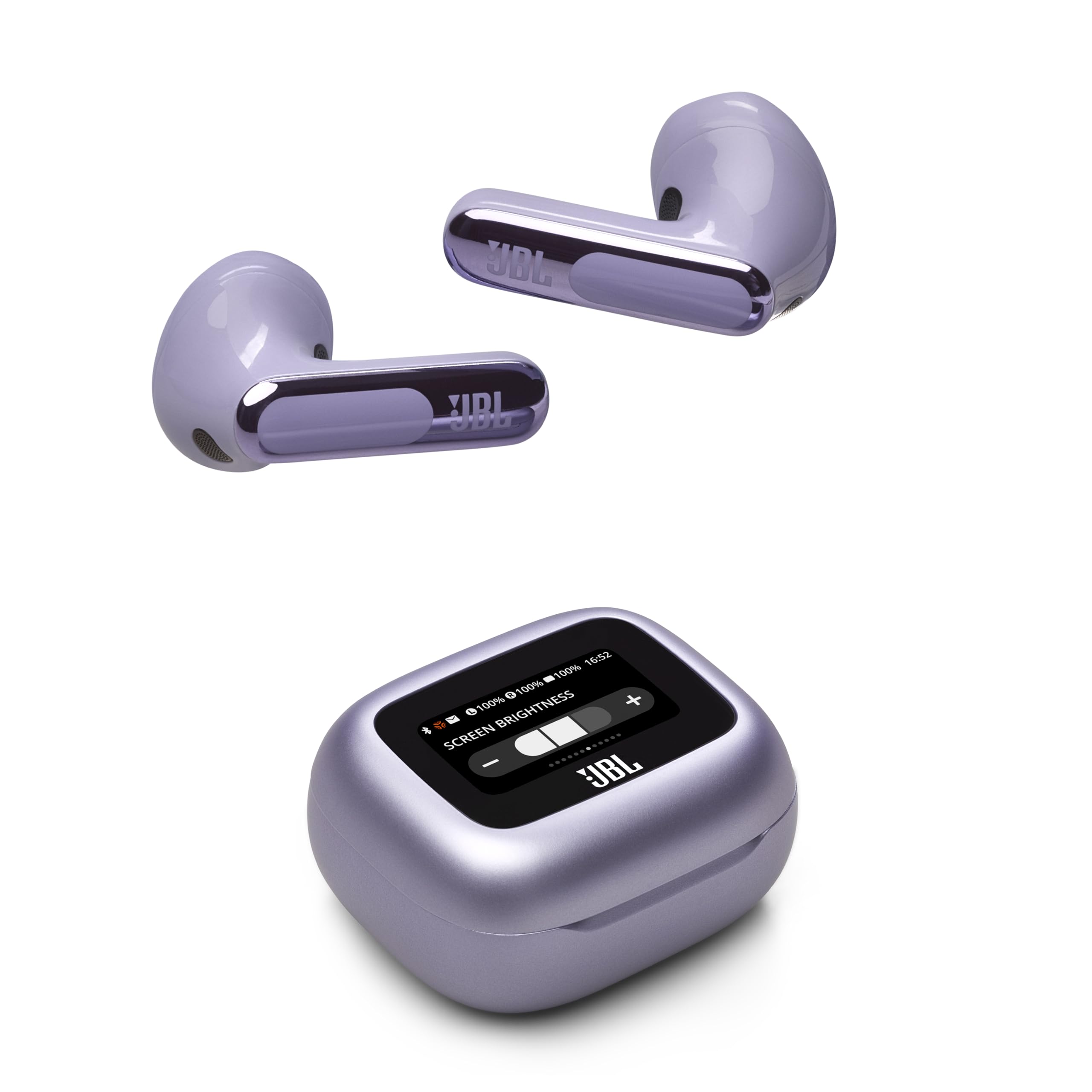 cuffie wireless jbl flex 3 in purpureo con anulare Bluetooth