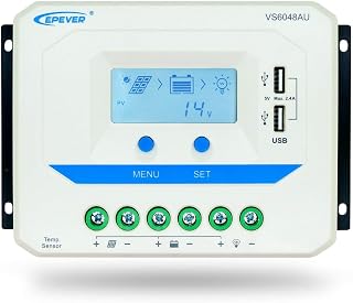 EPever VS6048AU Solar Panel Regler Laderegler 12 / 24V / 36V / 48V Auto Work für Solarbatterieladung von Fuhuihe (12V / 24V / 36V / 48V, 6048 (60A))