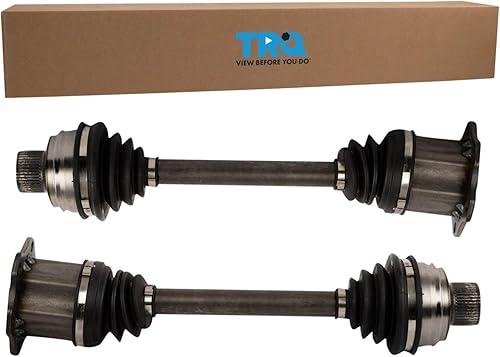 Miniatura 74 de TRQ Juego de 2 piezas de ensamblaje de eje CV delantero del lado del conductor y del pasajero, compatible con transmisión automática Mazda 3 i