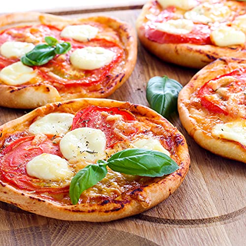 Foto von BluMill Elektrischer Pizzaofen, Pizzadome Mit Tonhaube Für Gleichmäßige Wärme, Mit Spatel, Teigform und Rezepten, Geeignet für 6 Personen