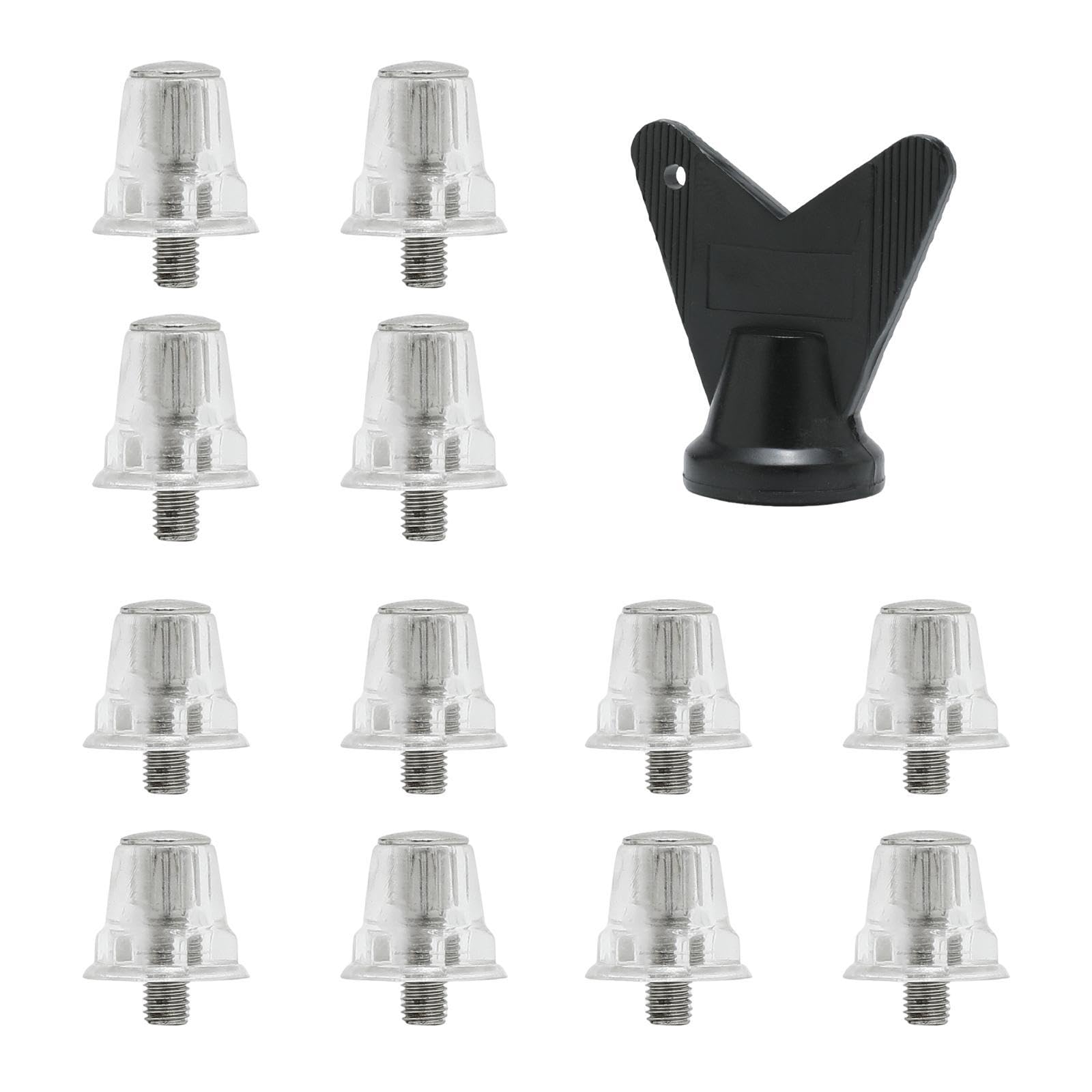 12Pcs Soccer Shoe Spikes Portable Accessories for Athletic Sneakers Training 13mm 15mm-image-28