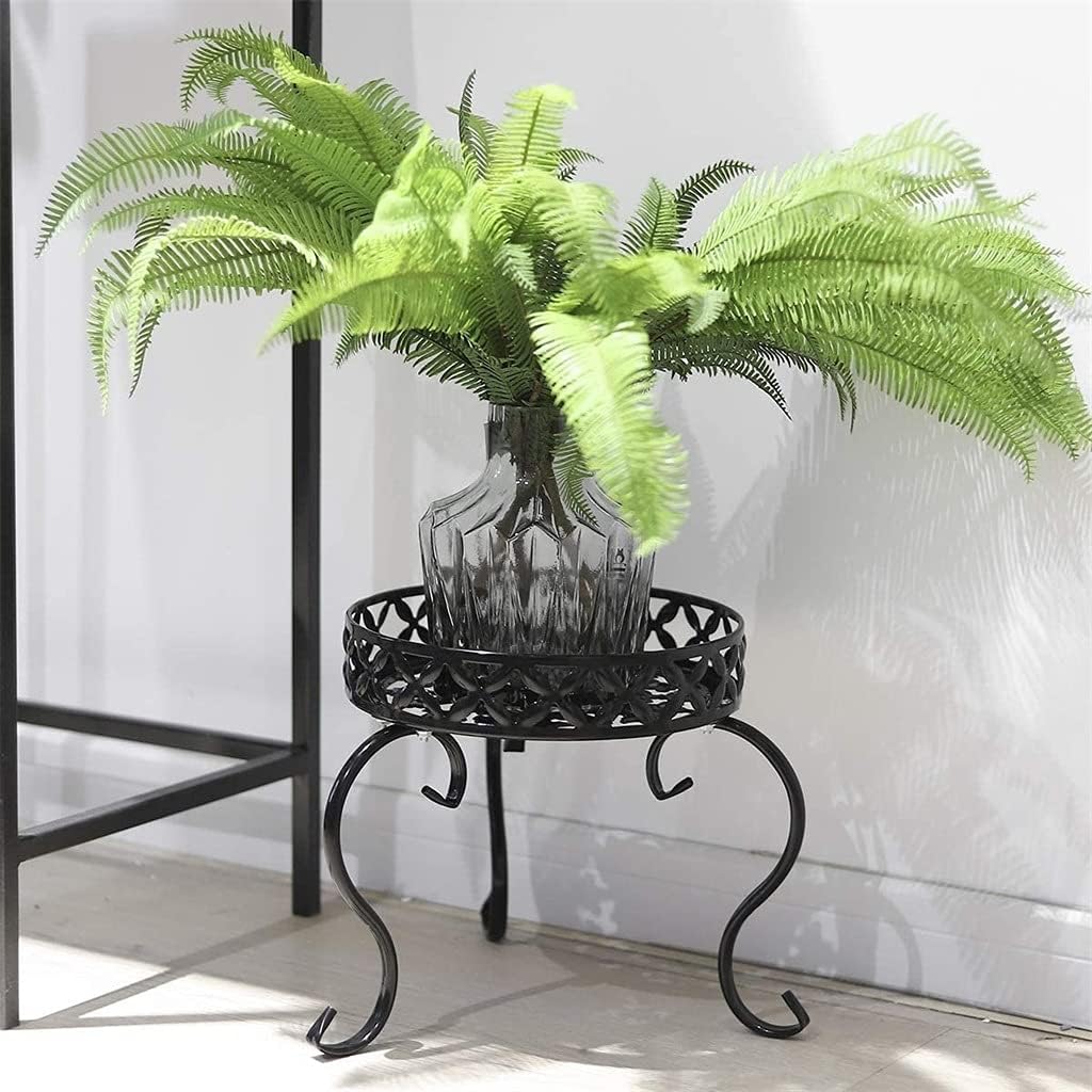 Iron Plant Stand Plant Shelves Holder Flower Pots Shelves for Indoor Home Garden Patio Balcony Decorations(D)