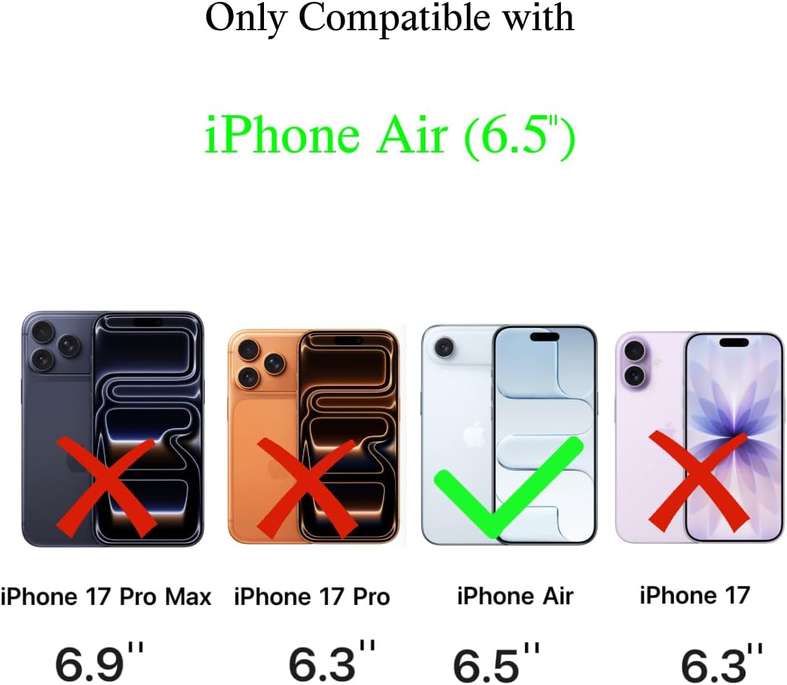 Hippie Skull Phone Case Compatible with iPhone Air, Cool Spooky Skeleton Phone Cover for iPhone Air image 2