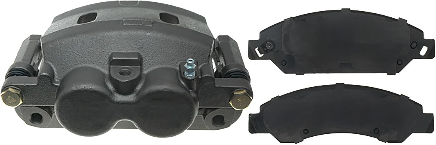 ACDelco Gold 18R2247PV (19322756) Front Driver Side Disc Brake Caliper Assembly with Semi-Metallic Pads (Loaded Police)