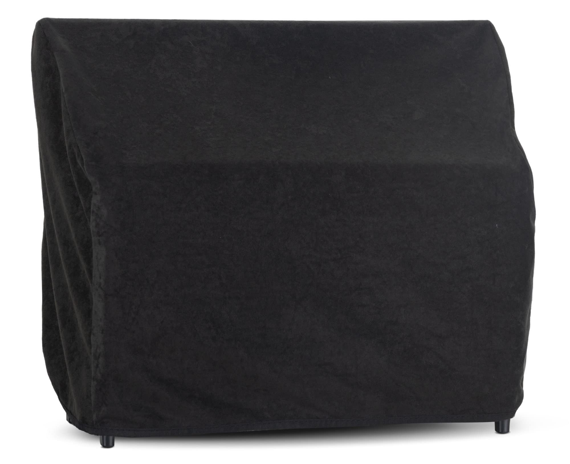 Housse Alpenklang pour Accordéon Basse 120 Noir - Housse de Protection pour Accordéon - Compatible avec Accordéons à 120 Basses - Dimensions (LxPxH) : env. 52 x 24 x 40 cm - en velours - Noir