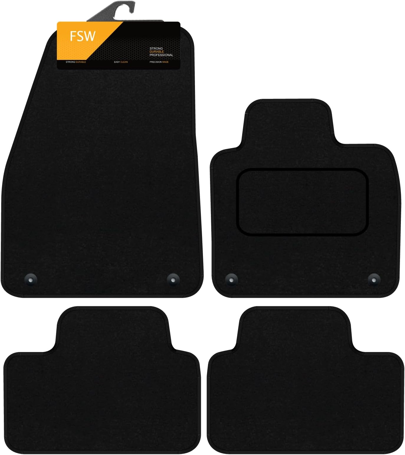 Rubber Car Mats FOR Volvo XC40 2018+ automatic Luxury Diamond Rubber
