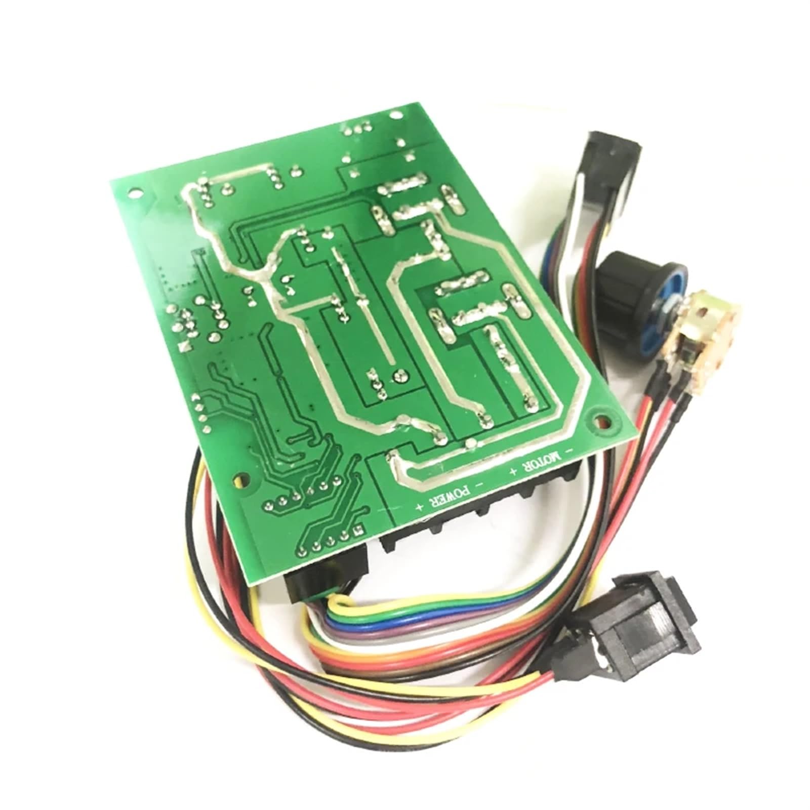 Regolatore di velocità del Motore DC 40A Max 60A 10V-50V Display Digitale 0 ~ Regolabile avanti e Indietro con Guscio in Alluminio