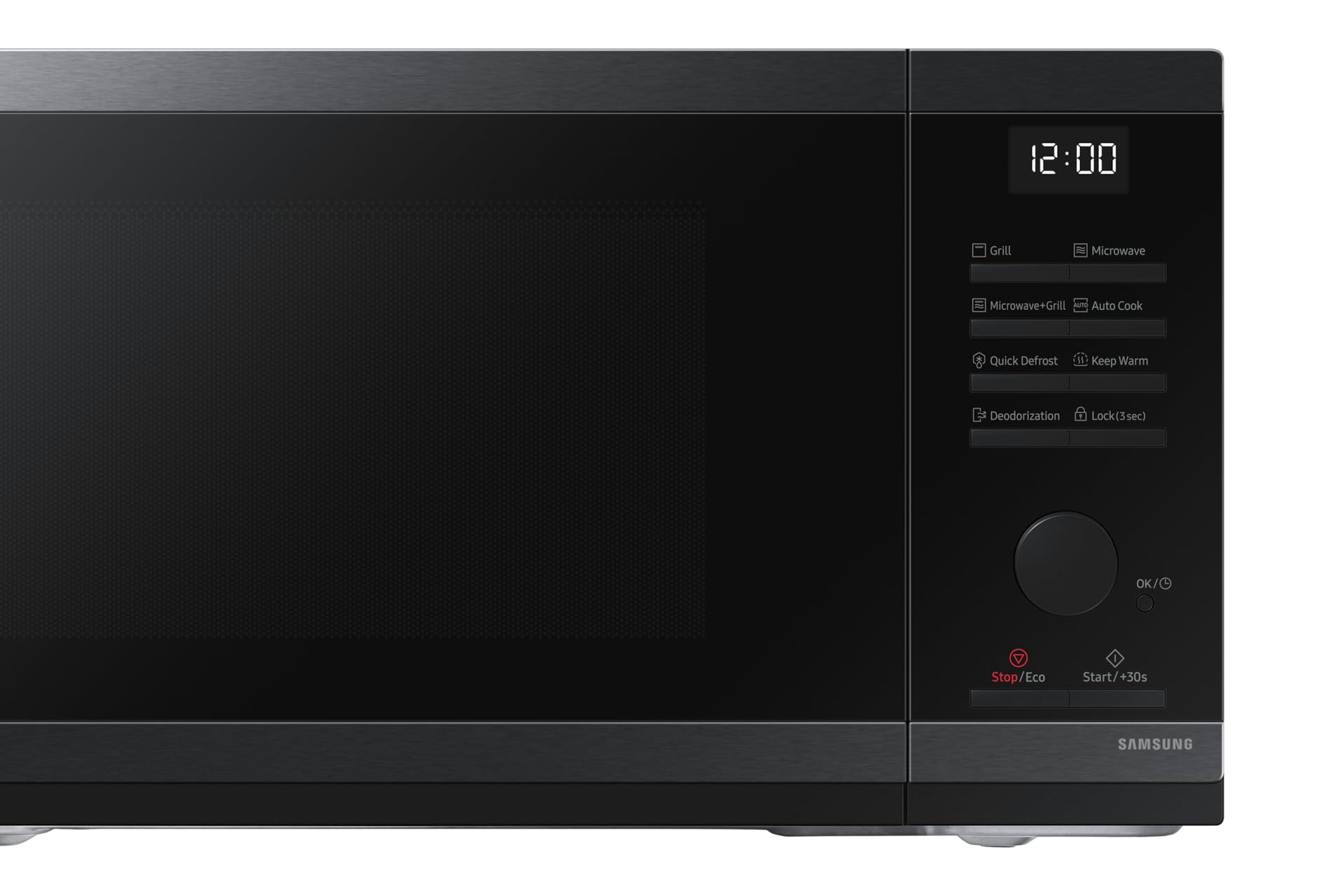Samsung MG23DG4524AGE1 Micro-Ondes avec Gril, 23 L, 800 W, Noir