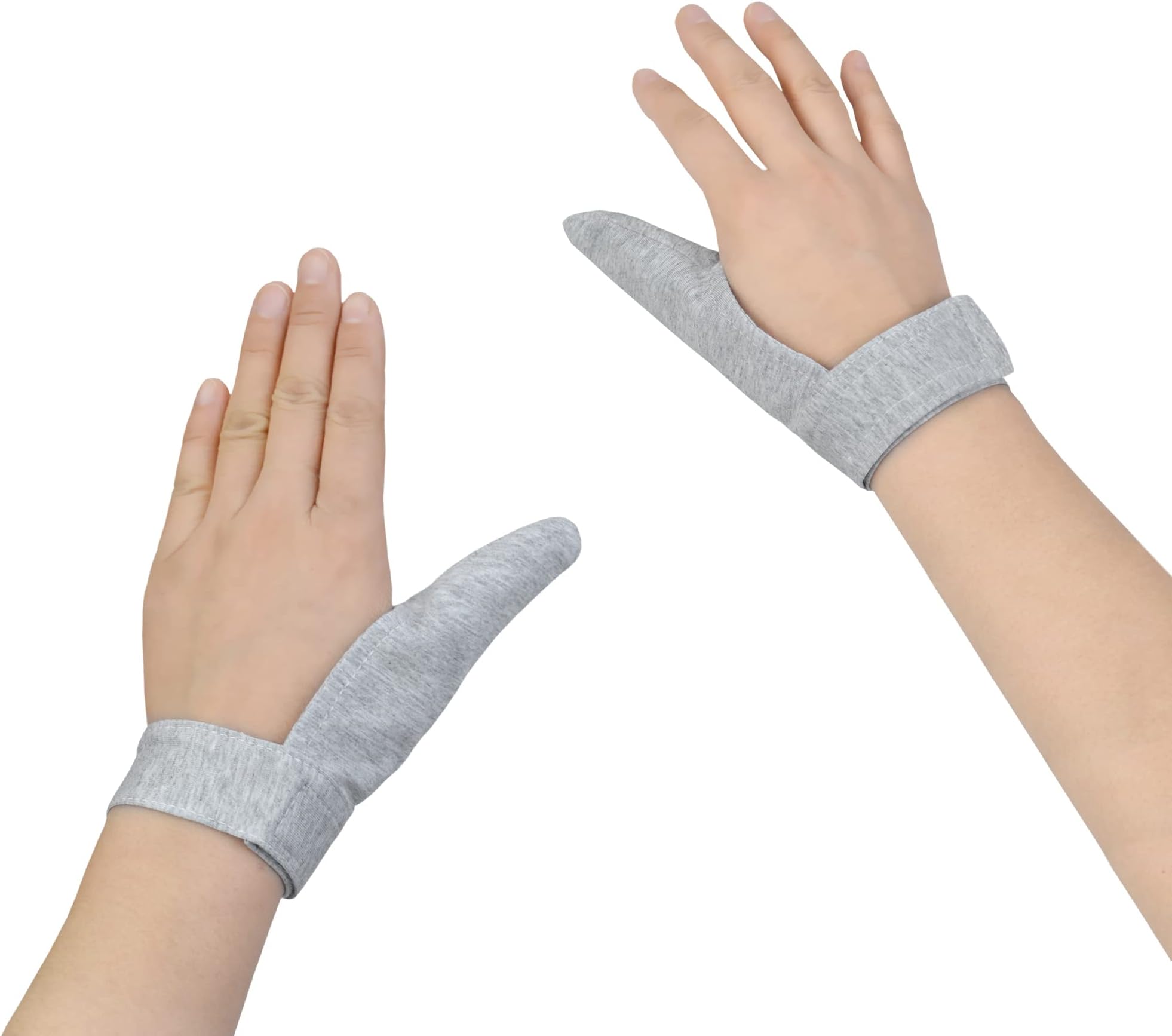 rainbowstar 2 Pack Adult Thumb Guard Trichtillomania Finger Cove for Helping Stop Hair Pulling Skin Picking Thumb Sucking Dermatillomania Habit Helper (S)
