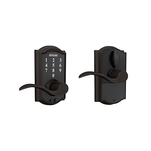 FE695 CAM 716 ACC Touch Camelot Lock with Accent Lever,