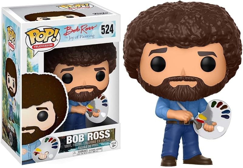 ¡Funko Pop! Televisión: Bob Ross - Figura coleccionable de Bob Ross