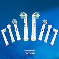Vista 5 de Cabezales de repuesto para cepillos de dientes eléctricos Oral B Braun, 8 piezas, repuesto para vitalidad, para Triumph Professional Care, para Pro