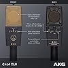 AKG C414 XLII Reference Multipattern Condenser Microphone, Highly Versatile, For Live sound and Studio installations - Black & Gold #4