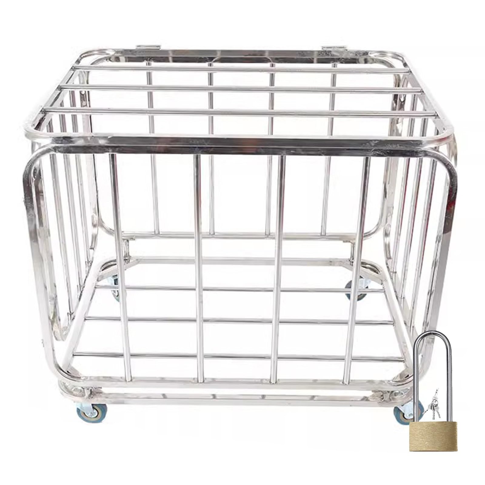 Scaffale pieghevole per riporre palline con serratura, scaffale portatile per scuola, attrezzatura sportiva e attrezzature, perfetto per squadre ed eventi