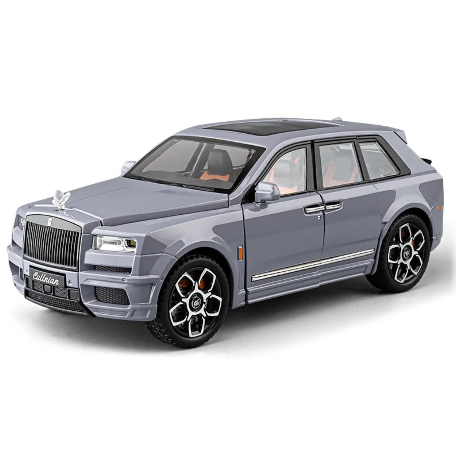 Rolls-Royce Cullinan ミニカー グレー Amazon.com: HTLNUZD 1/20 Scale Diecast Metal Alloy Model Car with