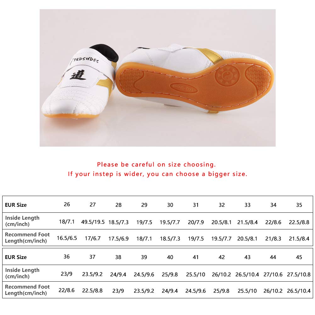 Wakects Taekwondo, Zapatillas de deporte Zapatos Kung Fu Tai Chi Transpirables para Adultos y Niños, Zapatillas Deportivas Taekwondo Entrenamiento