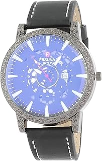 FBSUNA Others Black Leather Men Watch
