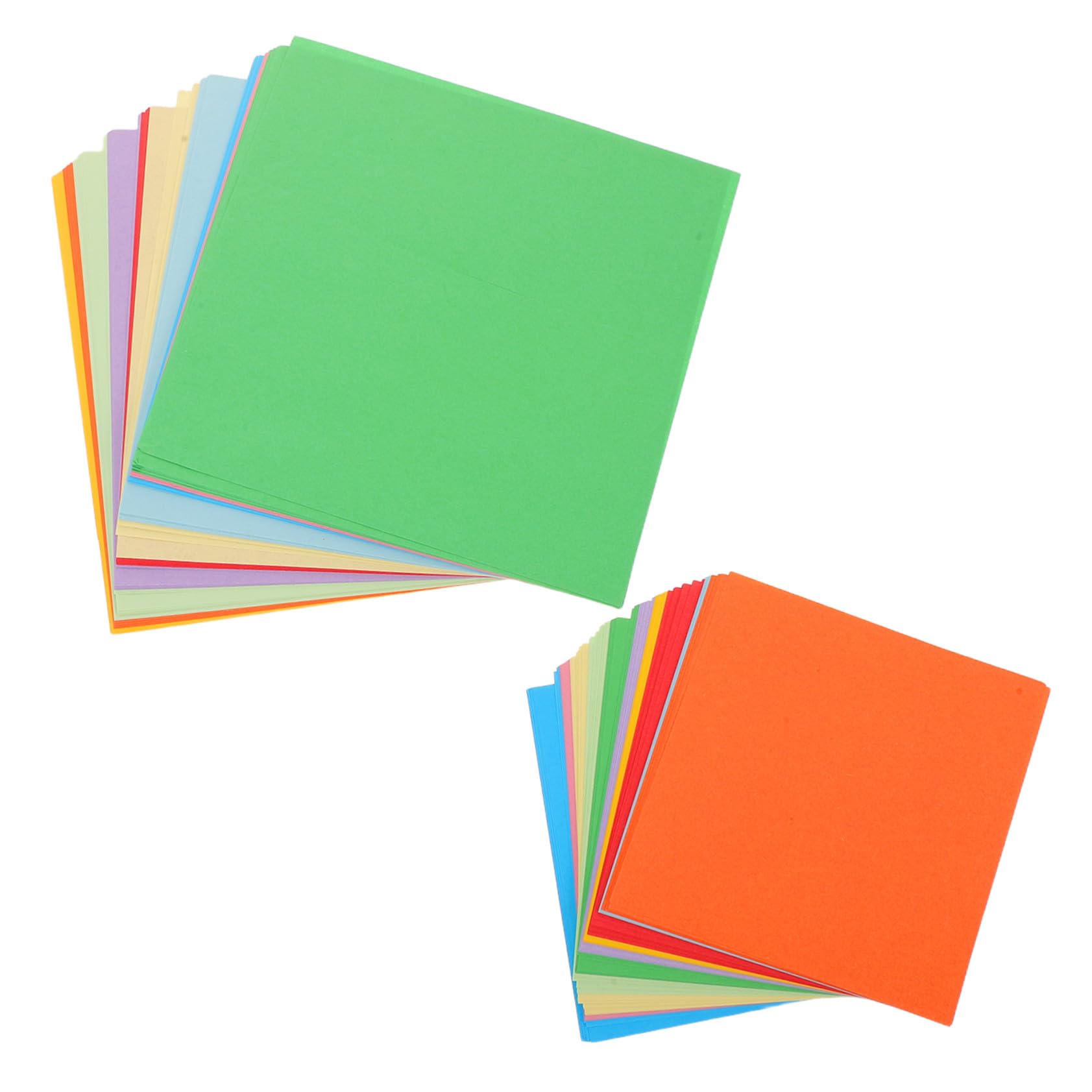 Veemoon 10taschen Handgefertigtes Farbiges Origami-faltpapier Beutel Quadratisches Bastelpapier für Junge Mädchen Doppelseitiges Diy-kunstpapier Einfaches Falten für Bastelprojekte