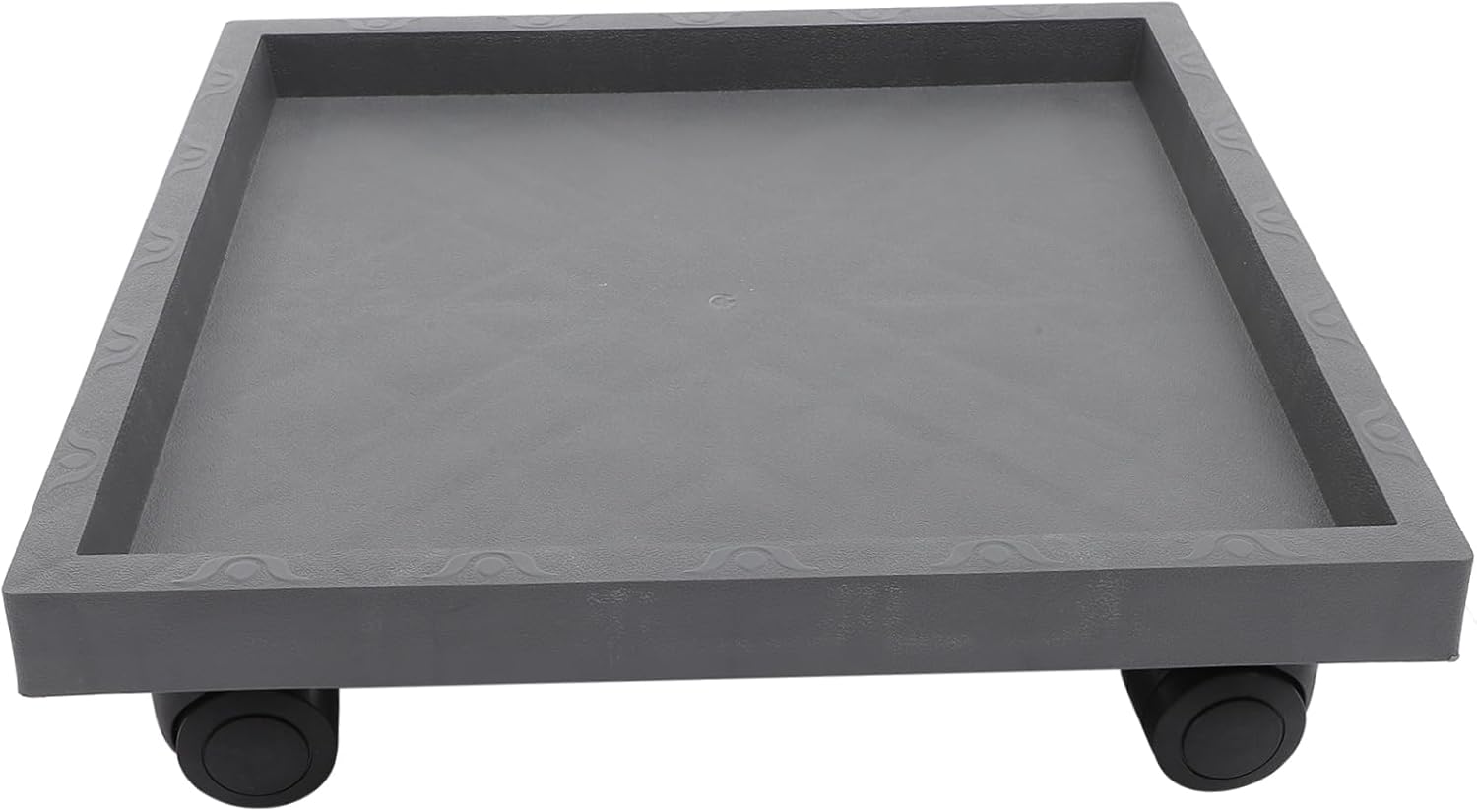 BESTonZON 1Pc Moveable Flowerpot Tray with Wheels Heavy Duty Base Durable Plant Pot Holder for Use for Room Garden Balcony and Patio