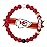 Lokai NFL Football Collection Silicone Beaded Bracelet, Kansas City Chiefs Classic (Large) - Silicone Jewelry Beaded Friendship Bracelet for Women & Men - Sports Team Gear, Apparel & Accessories