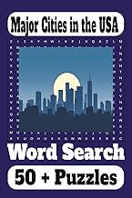 Major Cities in the USA: Word search puzzle with Easy to Read Print about Major Cities in the USA and more| 6 x 9 inches|110 pages|50 + puzzles… gifts ... special events, free time, and holidays