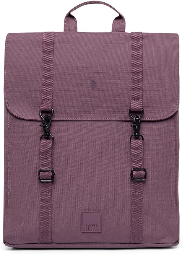 Lefrik - Handy Casual and Practical Laptop Backpack - 100% Recycled Fabric - Eco Friendly (New Mustard)