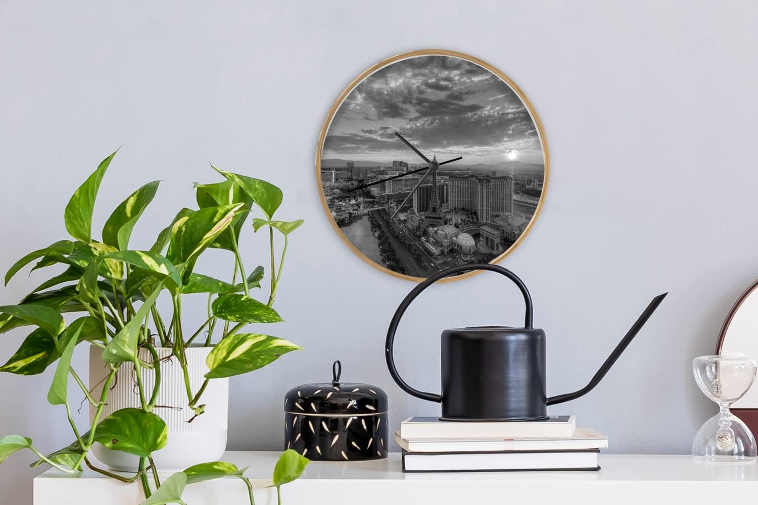 Formal Men's Suits Regular Fit 3 Pieces Pinstripe Tuxedo Business Suit for Wedding Groom(Blazer+Vest+Pants)(44R,Champagne)