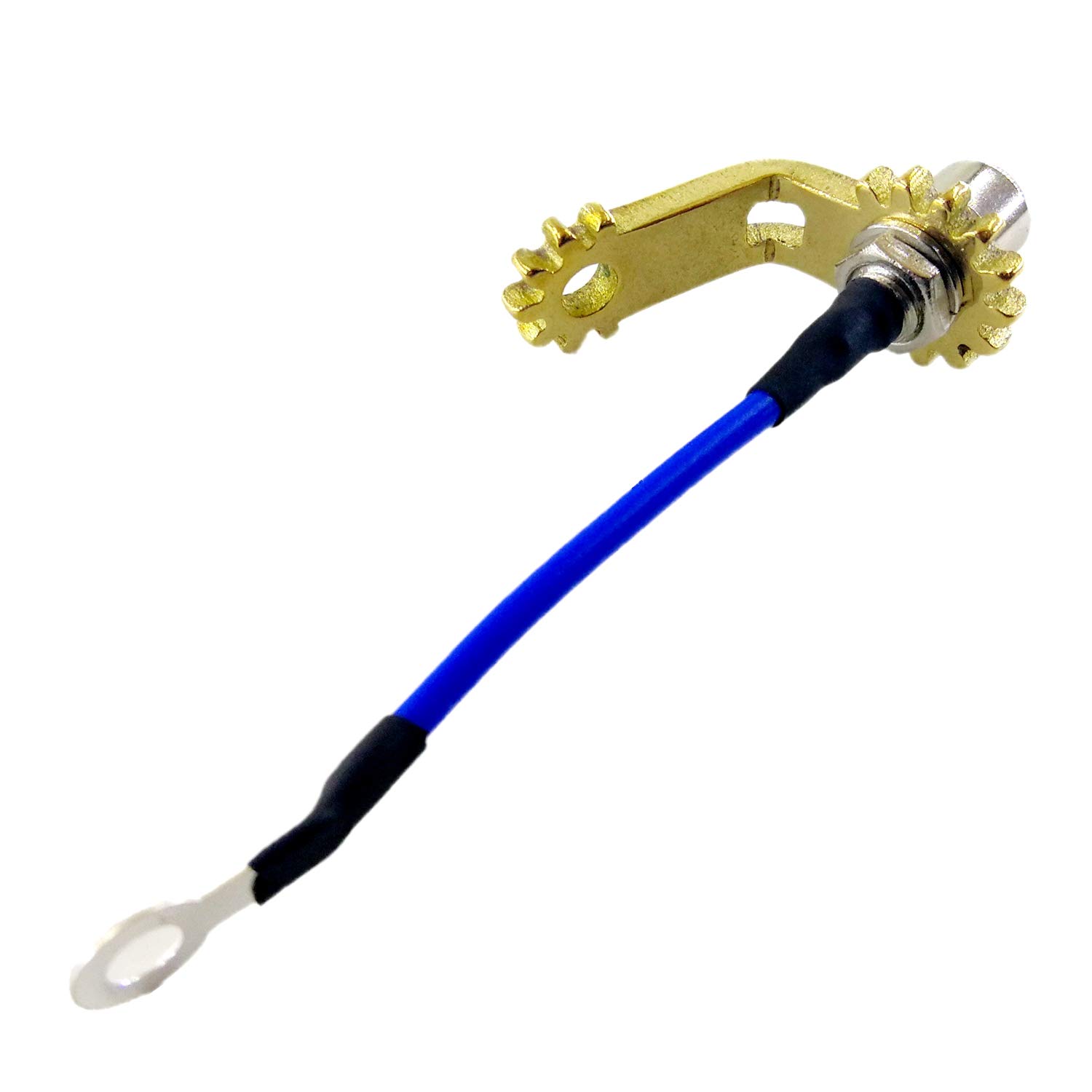5PCS RCA ADAPTER BRASS SADDLE DECK TATTOO MACHINE PARTS CLIPCORD CONVERSION RSD (BLUE A)