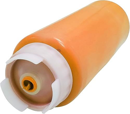 Miniatura 7 de Creative Mark Cylo FIFO - Botella exprimible vacía – Paquete de 12 – Botella invertida de 32 onzas con válvula de silicona antigoteo hermética;