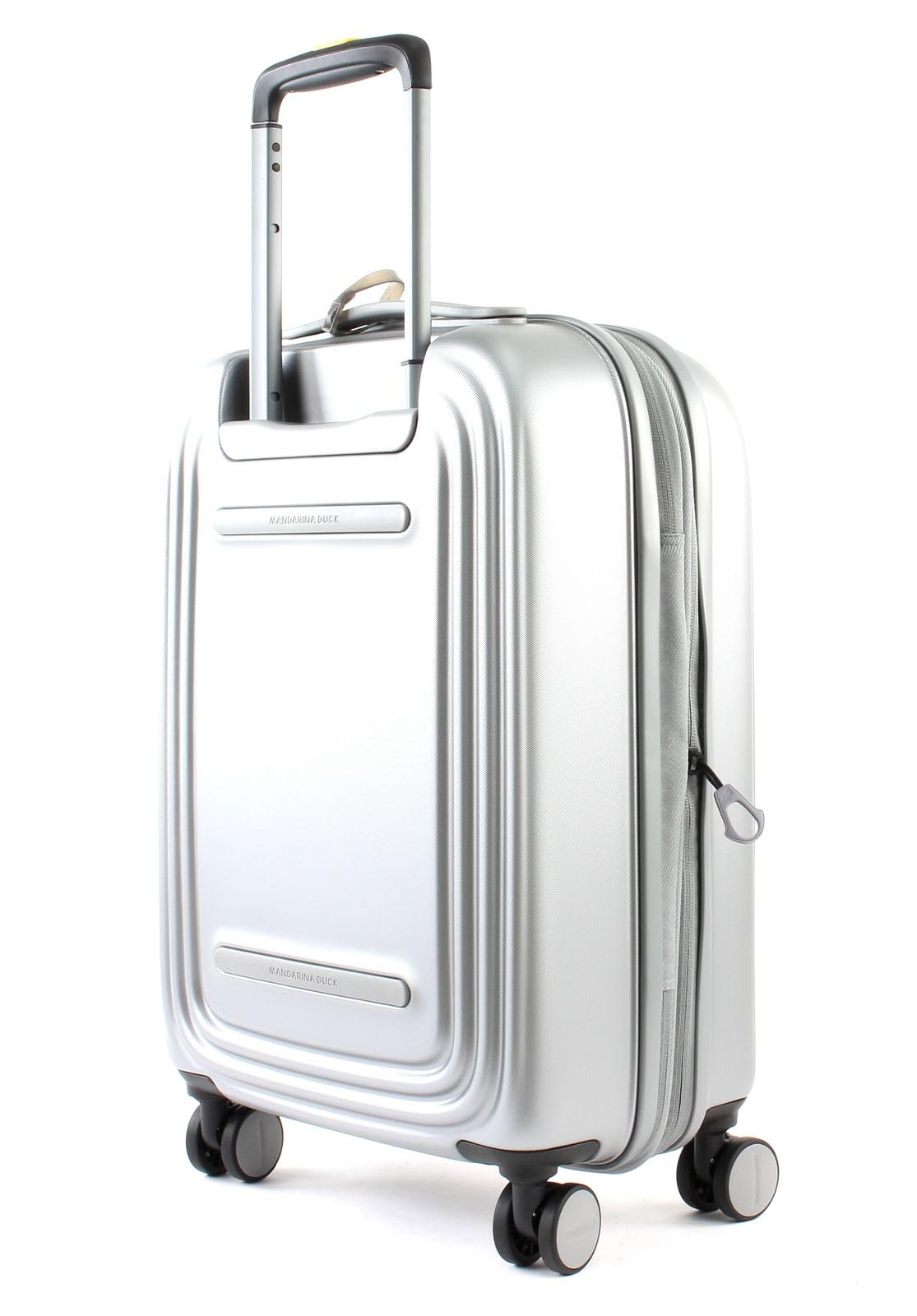 Mandarina Duck Logoduck + Trolley Cabin Exp, Bagaglio Valigia Unisex - Adulto, Argento (Silver), 35x55x23/26(LxHxW)