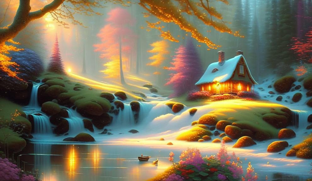 Peinture style Meechi sur toile murale 50x70 cm haute définition