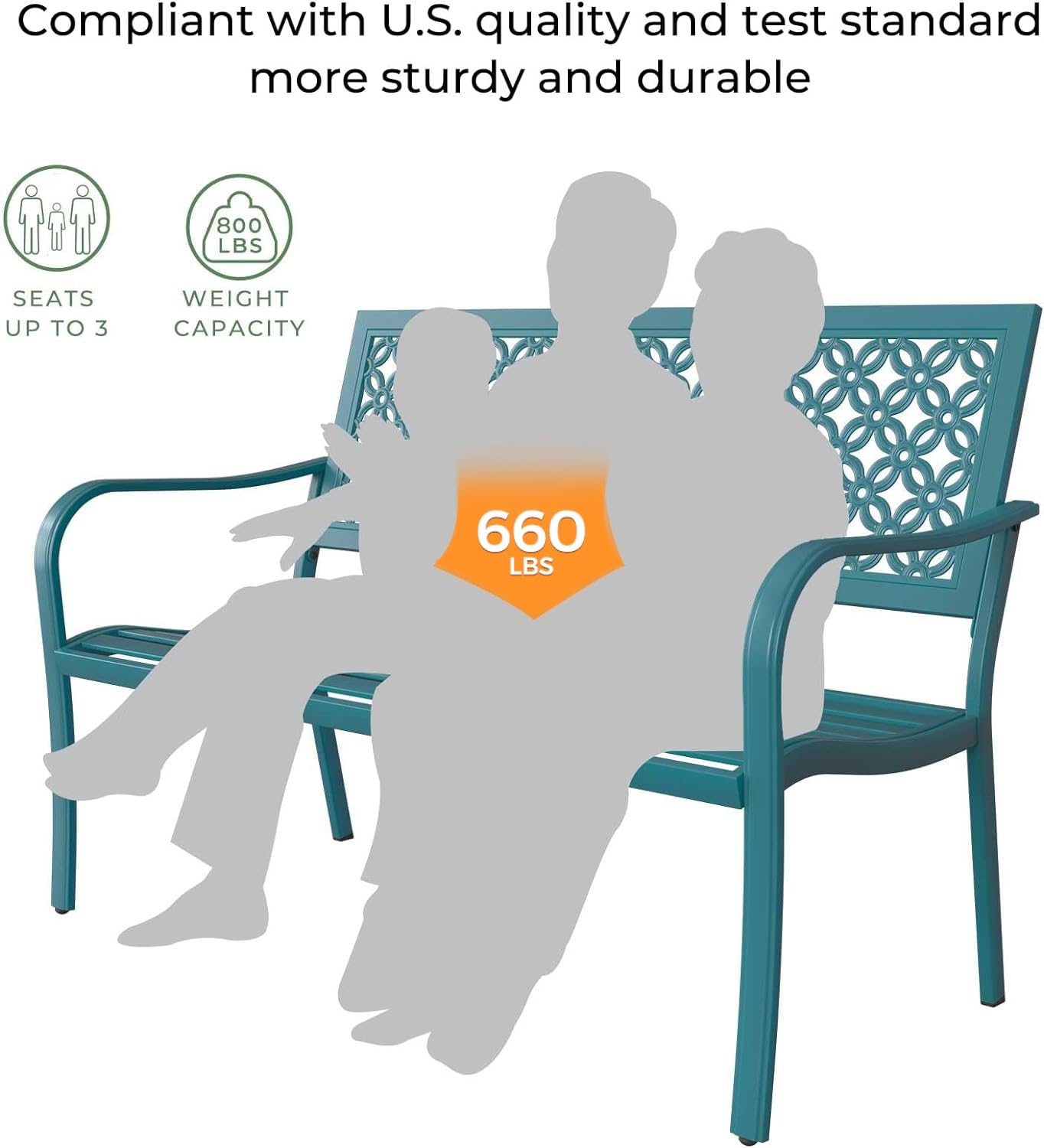 Grand Patio Garden Bench