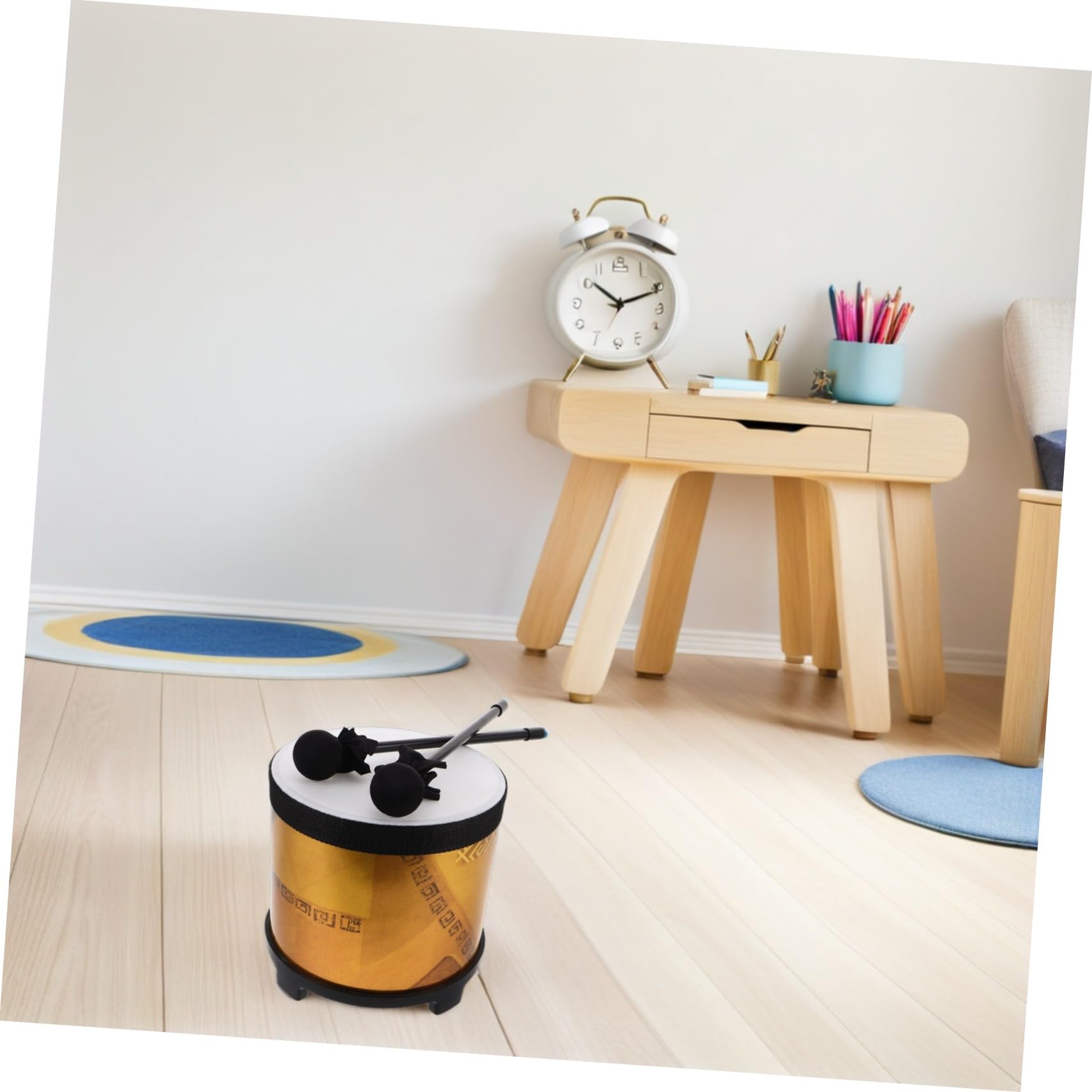 Beaupretty da Pavimento per Strumento Percussione Orff Educativo con Bacchette Didattico Portatile per Apprendimento Musicale e Prima Infanzia