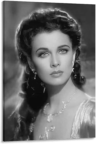 Miniatura 1 de Vivien Leigh - Póster conmemorativo de actriz de cine famosa, 30 regalos, lienzo de pintura, arte de pared, impresiones de cuadros decorativos,