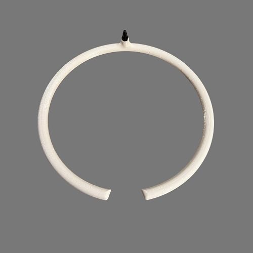Zephyr's Market 360° Plant Watering Rings Round Water Ring - Plant Drip Irrigation Rings for Even Watering (4"", 6"", 8"") (8in), White, ZM_Halo_V1