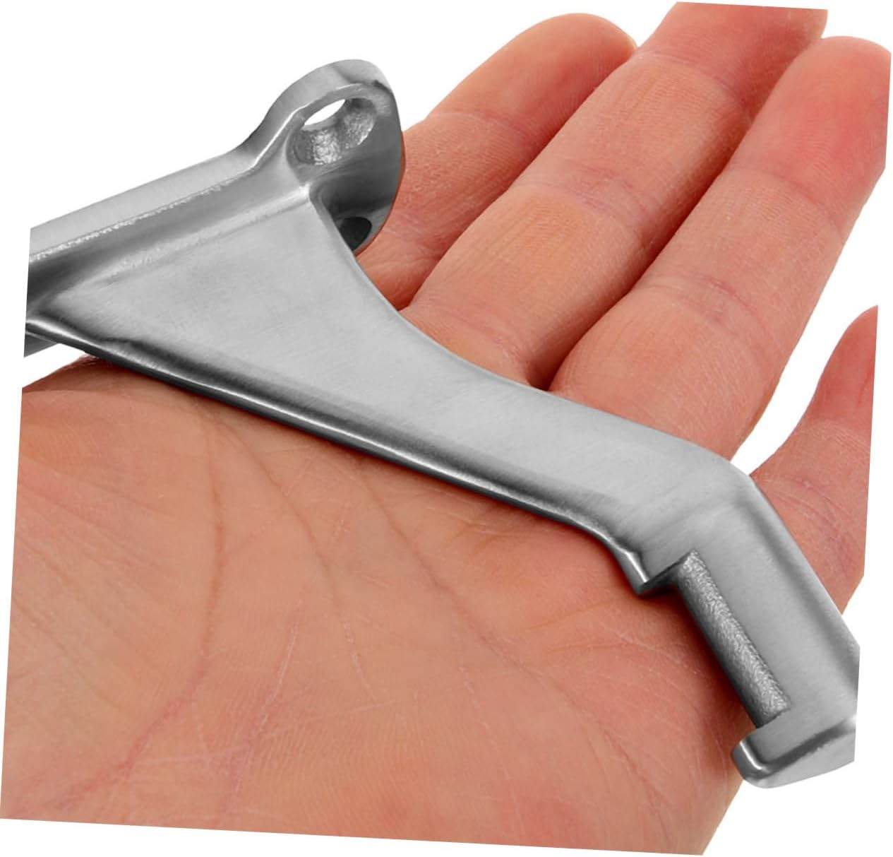 Mipcase 2sets Stair Railing Bracket Kit Stair Handrail Brackets Stainless Steel Secure Fit