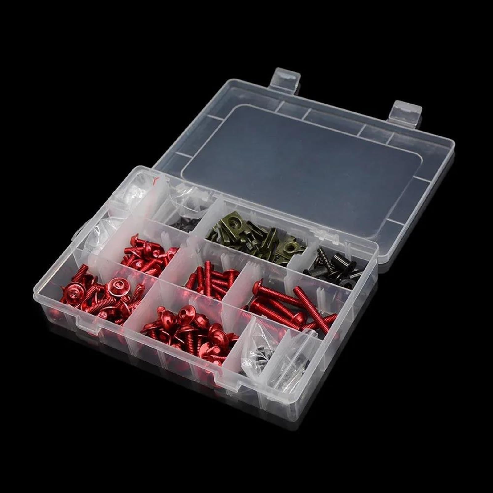 Motorcycle Fairing Body Work Bolts Screw Kit For CBR250RR CBR600RR CBR900RR CBR929RR CBR954RR CBR1000RR CBR1100XX CNC Alloy(Rosso)