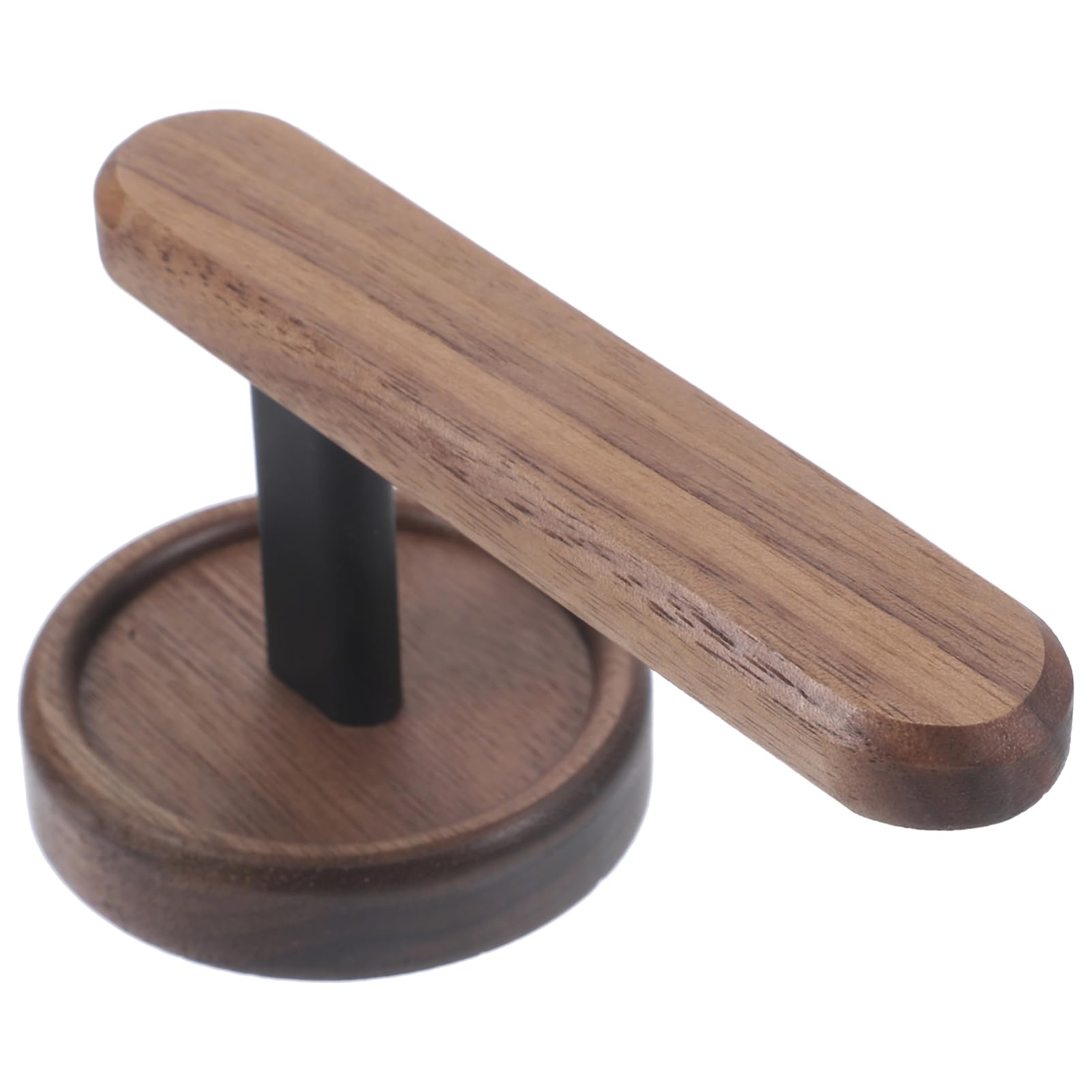 ULTECHNOVO Scrunchie Holder Wall Hook Organizer Walnut Hair Tie Storage Rack for Accessories Minimalist Design for Easy Access Versatile Jewelry and Hair Accessories Display