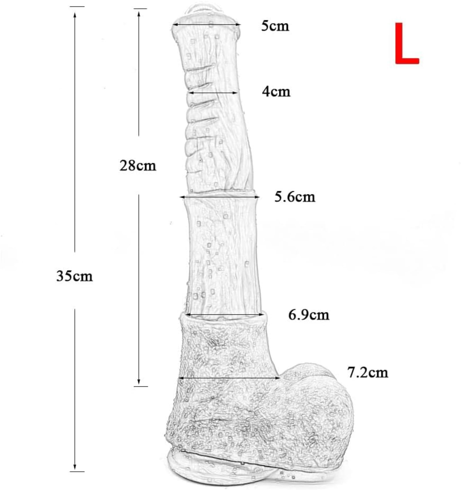 Fallo Realistico Cavallo Enorme Fallo Anale XXL Fallo Anale Con Forte Ventosa Cavallo In Silicone Plug Anale Per Donne E Uomini Pene Animale Giocattolo Sessuale