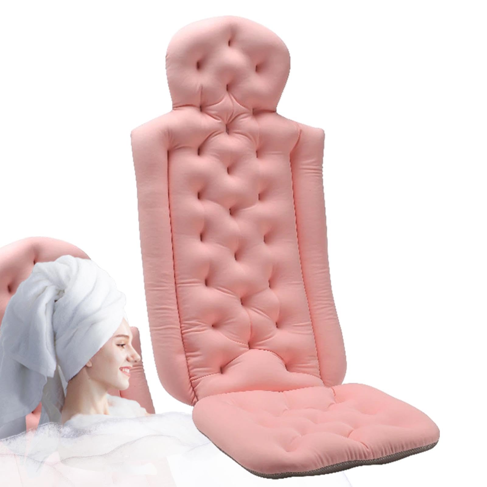 Almohada de baño de Cuerpo Completo, cojín de baño para bañera