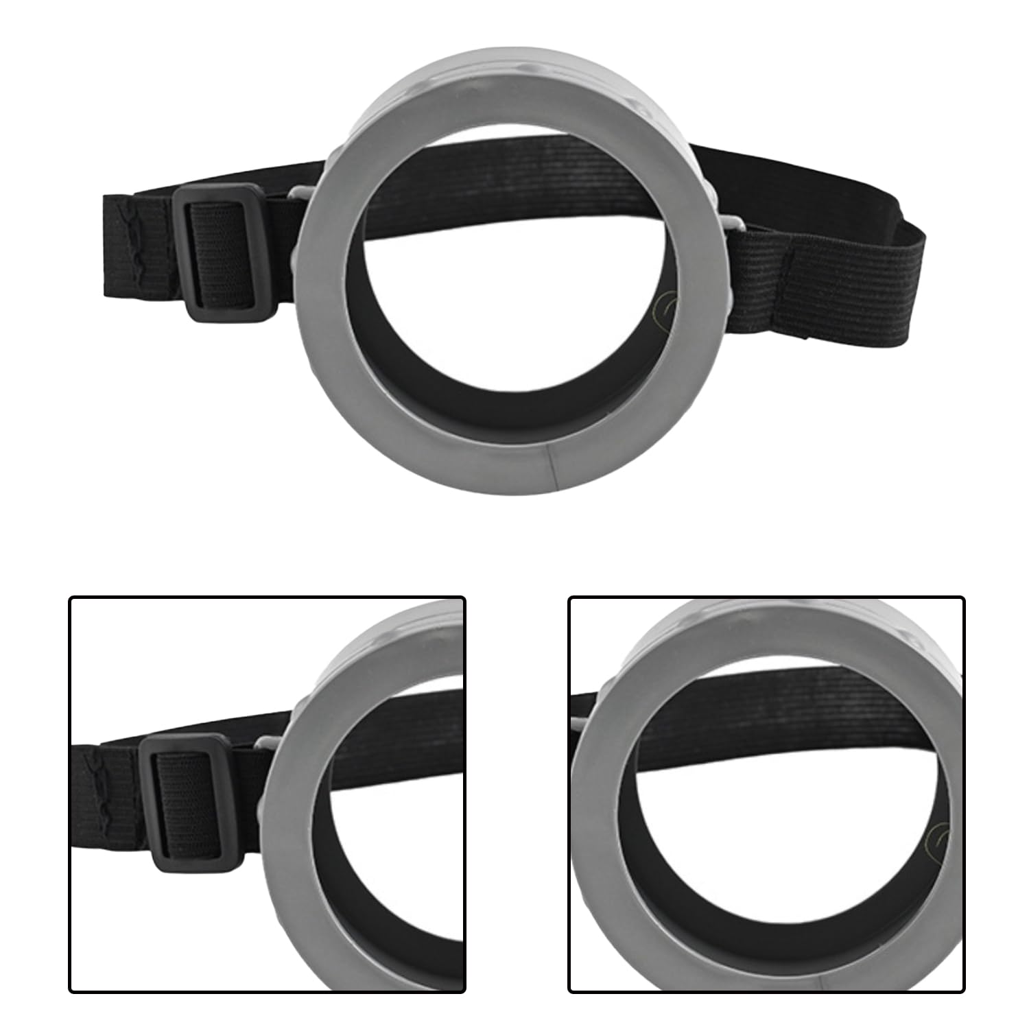 HAICN Goggles Glasses Film Character Steampunk Goggles Glasses Men's Halloween Costume Accessories for Funny Adult Fancy Dress - Image 2