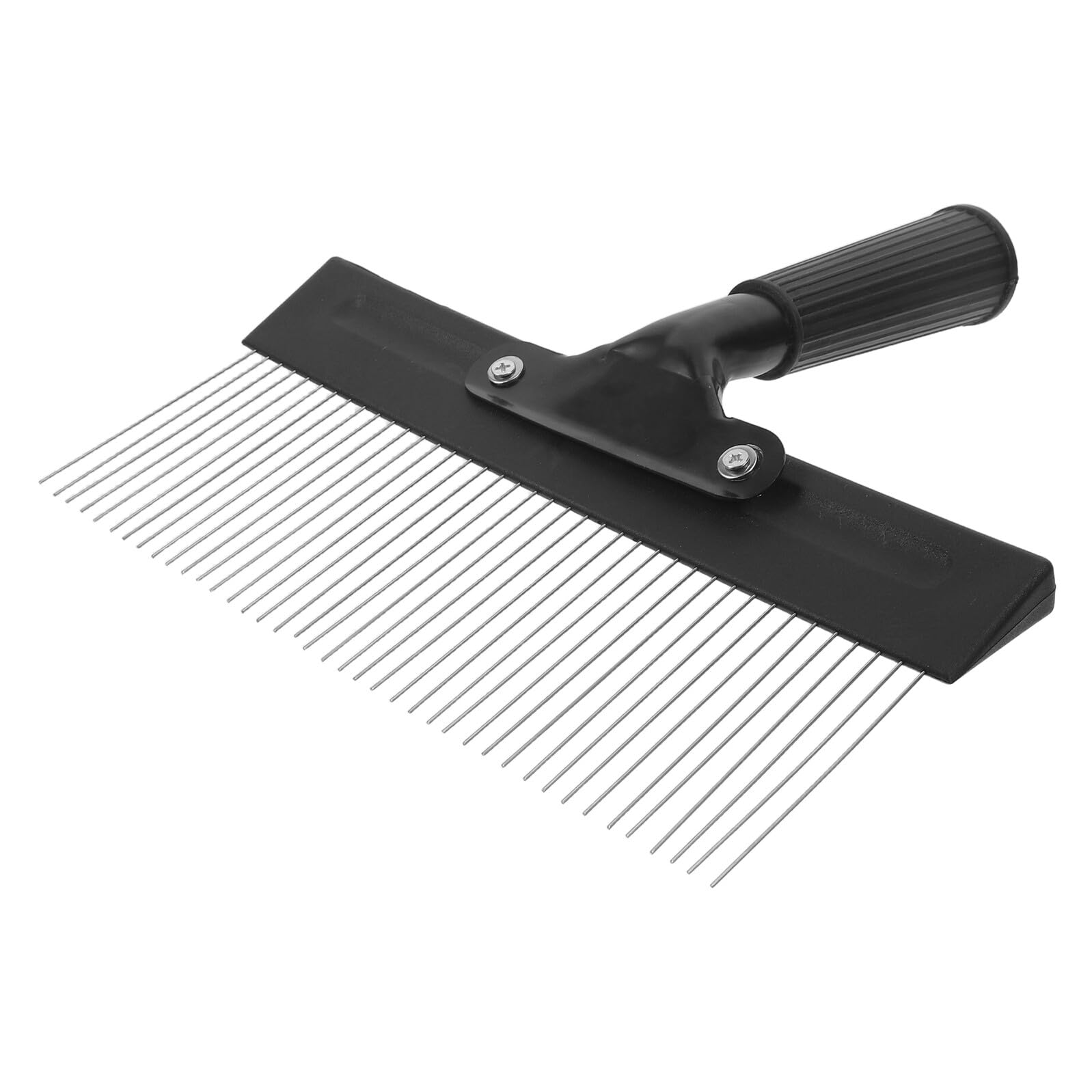 Pettine per pittura in calcestruzzo in acciaio inox, 20 mm, strumento per intonaco e decorazioni da parete, per interni ed esterni, per progetti fai da te