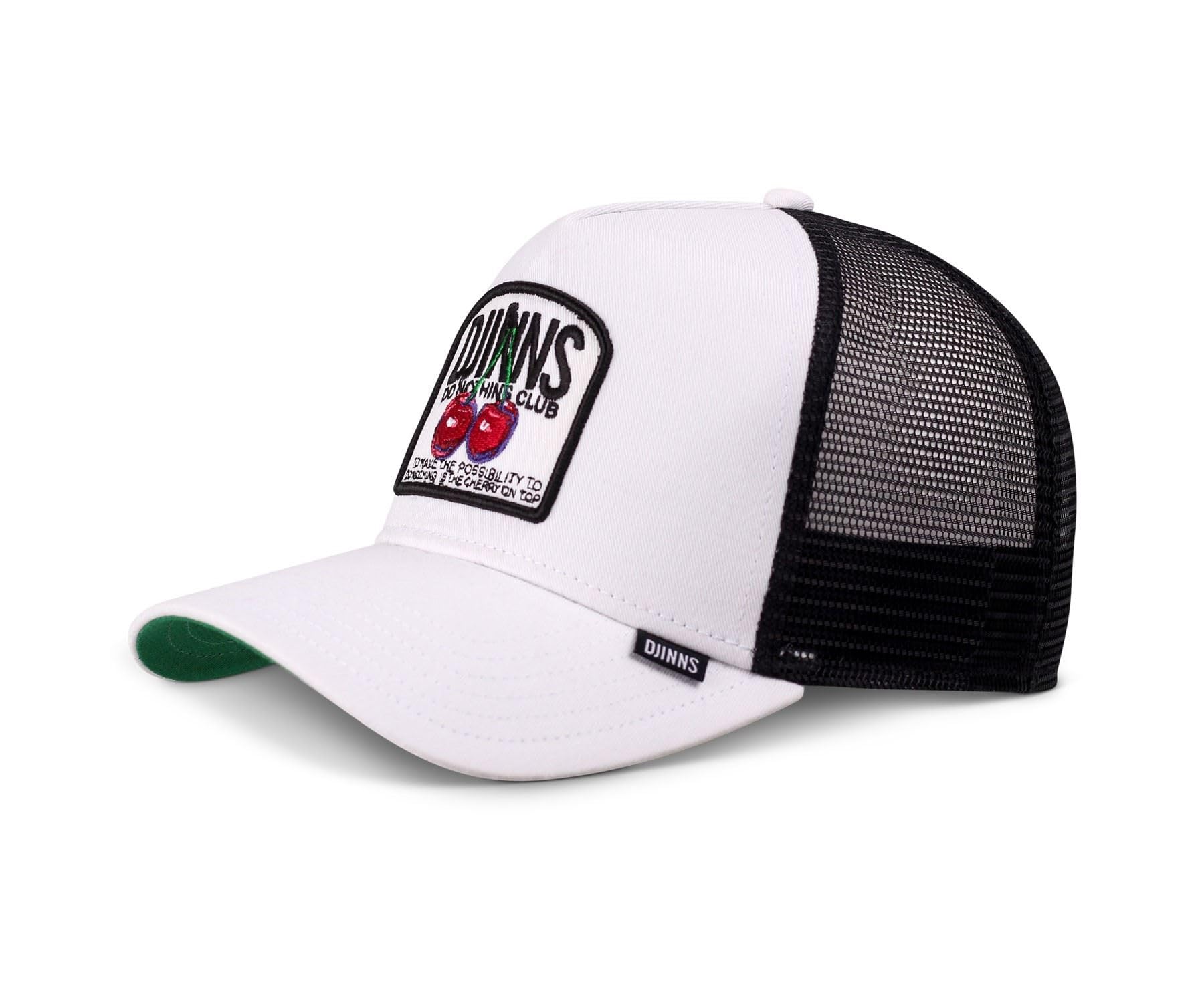 Djinns DNC Cherry White Adjustable HFT Trucker Cap