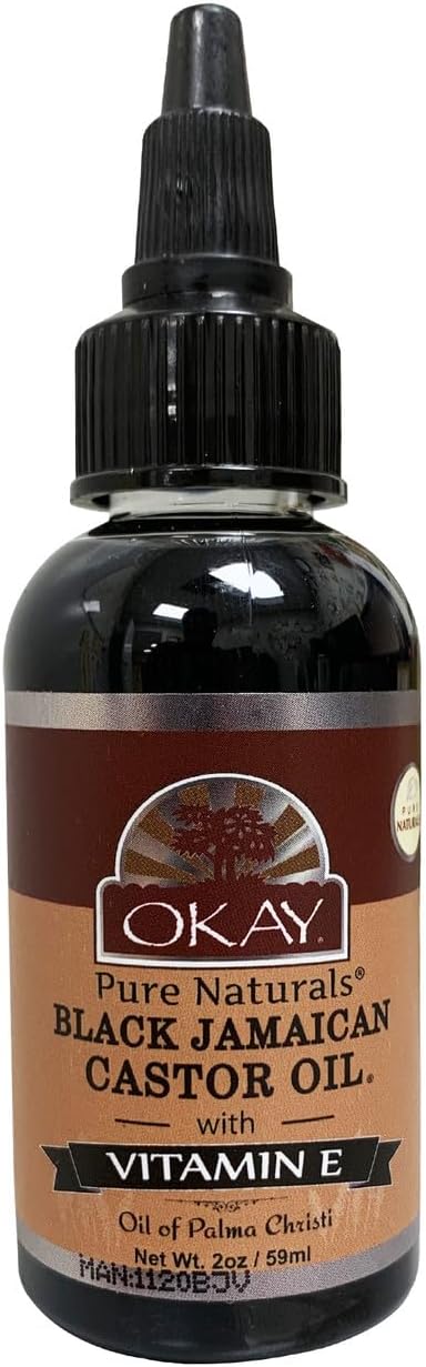 Black Jamaican Castor Oil With Vitamin E Helps Soothe Scalp & Skin, 2oz