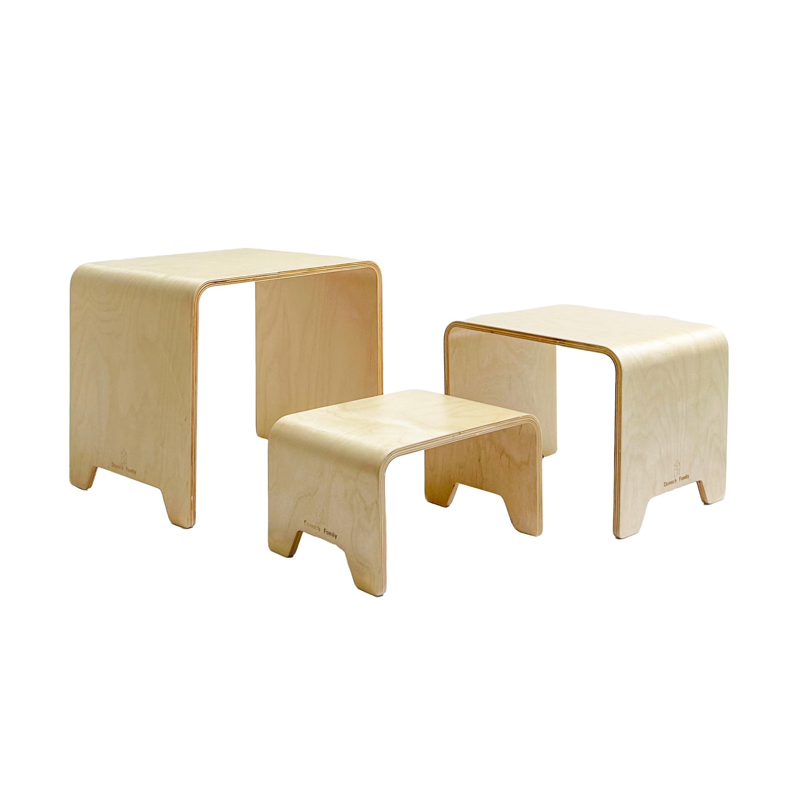 Amazon.com: Damoch Family® Montessori Kids Stool Set 3-in-1
