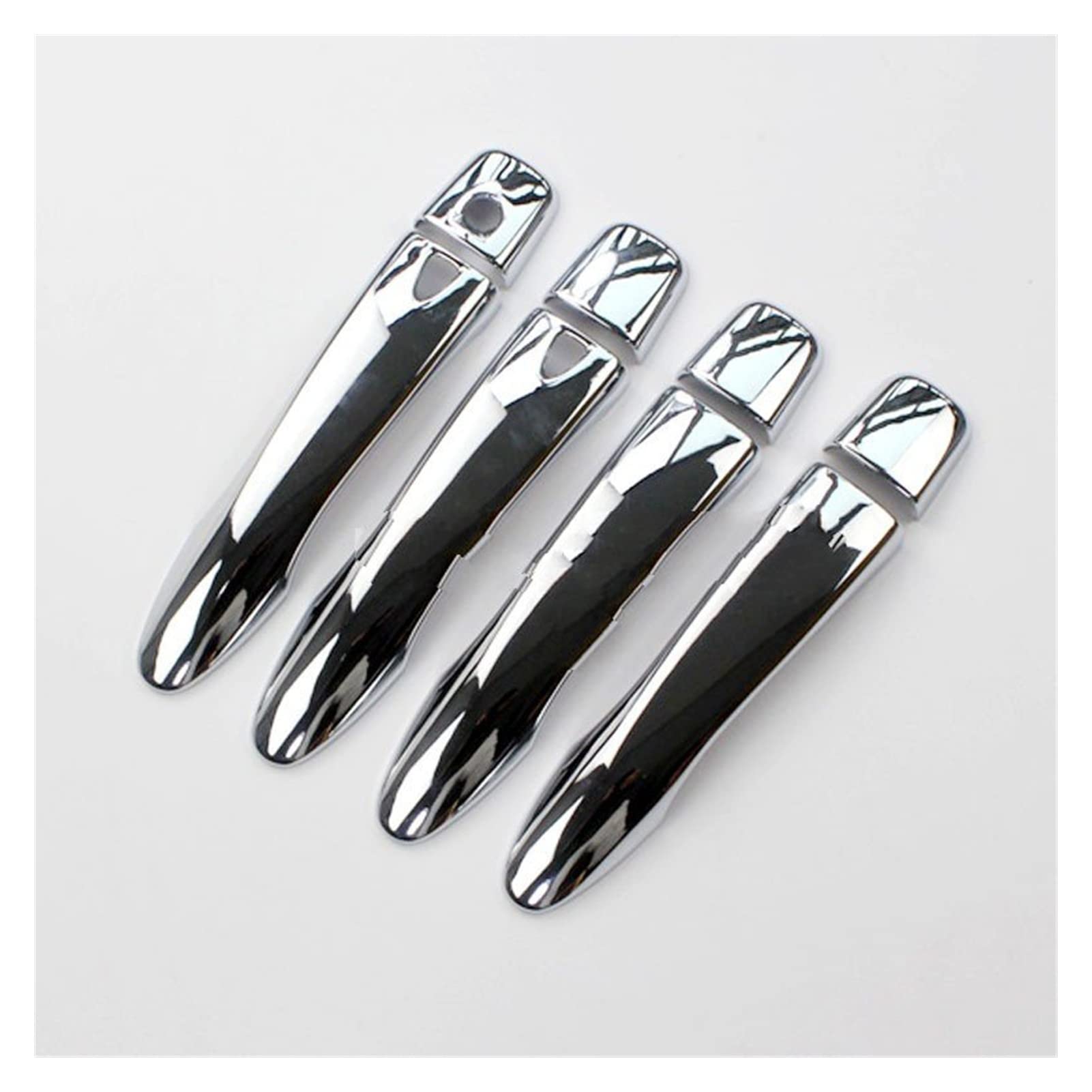 Fahbstr One Color Exterior Door Handle Cover For Nissan Qashqai J11 2015 2016 Chrome Car Side Door Handle Cover Trim With Smart Keyhole